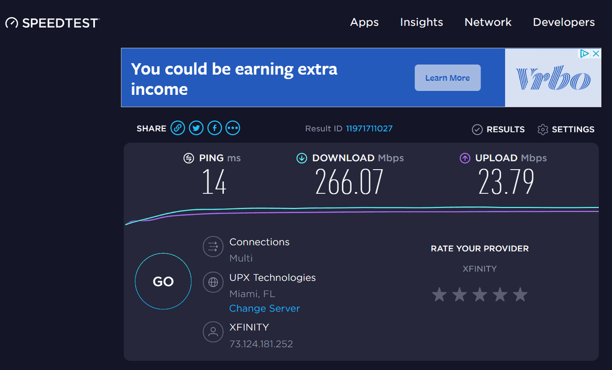 300 Mbps fast internet!